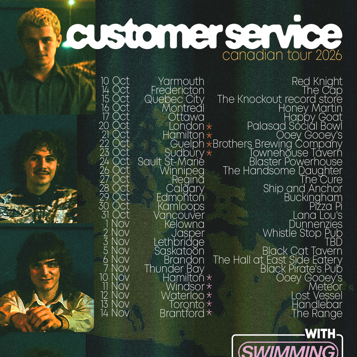 Customer Service Canadian Tour