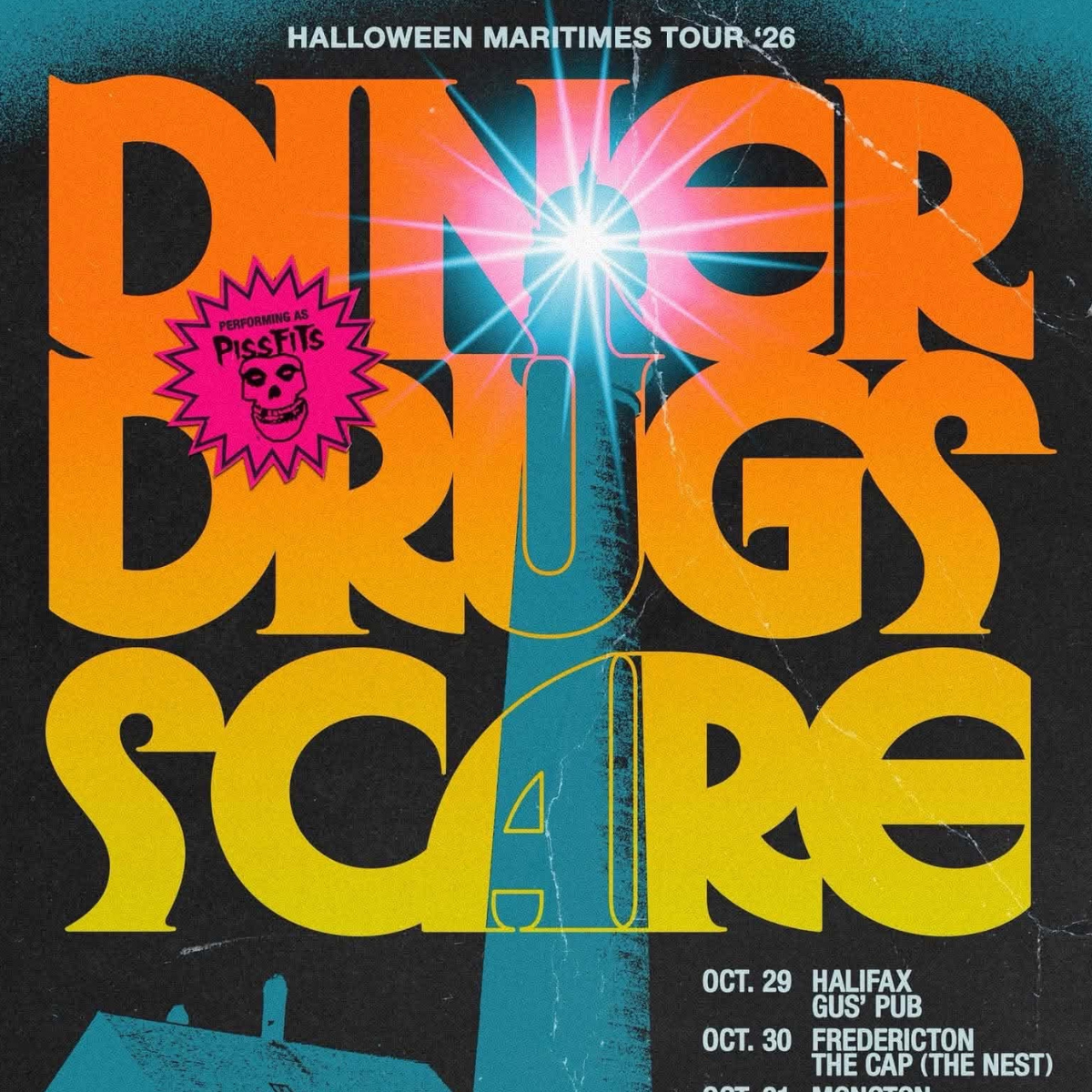 EMO Night + Diner Drugs does Piss Fits & Scare and Rubberneck does Scott Pilgrim